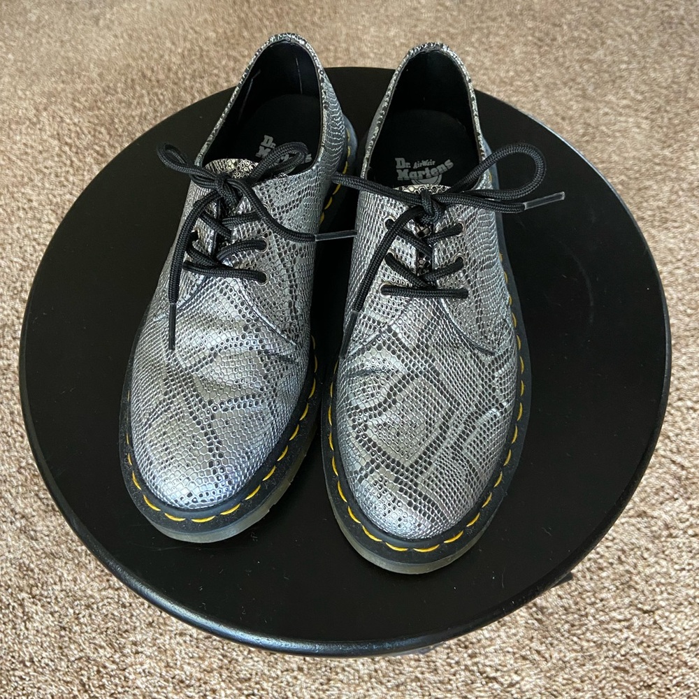 Dr Martens Vegan Metallic Shoe
